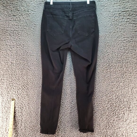 Old Navy Jeans Womens 10 Black High-Rise Pop Icon Skinny Cotton/Polyester Blend - Picture 9 of 10